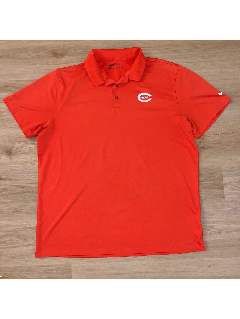 NIKE DRI FIT GOLF CELINA CHARLOTTE? BOBCATS TEAM ISSUED POLO SHIRT MENS XXL